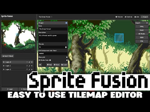 Sprite Fusion - Obscenely Easy TileMap Editor with Godot and Unity Integration