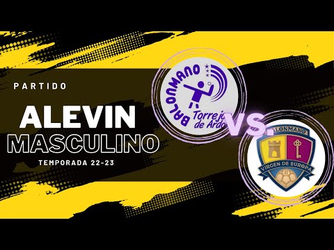 PARTIDO ALEVIN MASCULINO. TORREJÓN VS. VIRGEN DE EUROPA. TEMPORADA 22/23