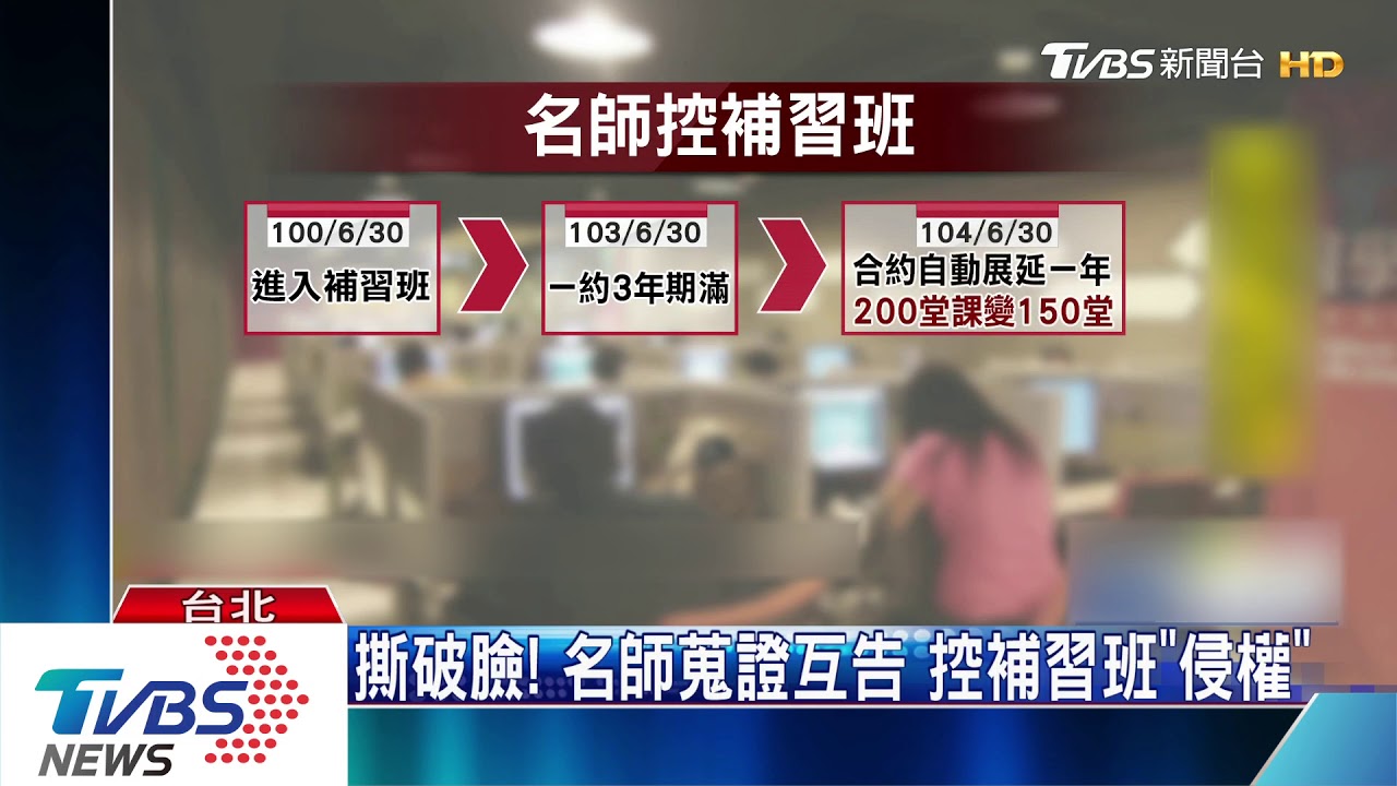 名師槓補習班!控疑偽簽合約 業者:非事實