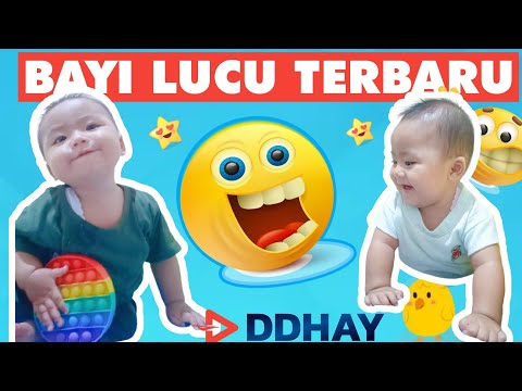 BAYI LUCU BERMAIN SENDIRI 😂 Gemas sekali 🤗