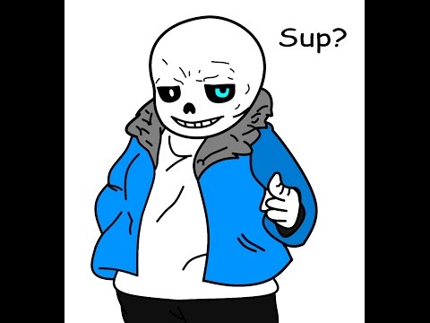 (Undertale Animation) Sans at Grillby's