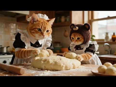 EXPANDING THE CAFE! 🍰 Mama Cat and Ginger Kitten Add Sweet Desserts to the Menu!