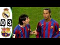 [4k Hd] Real Madrid 0-3 Barcelona 2005 All Goals & Extended Highlights El Clásico Maç Özeti