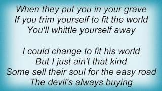 Aaron Tippin - Trim Yourself To Fit The World Lyrics