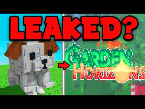 Was PETS just LEAKED for Garden Horizons Roblox?