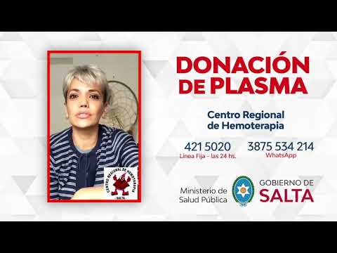 Convocan a donar plasma a personas recuperadas que tuvieron COVID-19