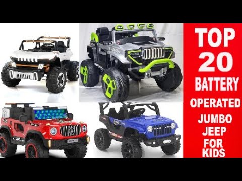 TOP 20 BEST 12V BATTERY OPERATED 4X4 KIDS JUMBO JEEP WITH REMOTE CONTROL