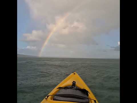 Rainbow! #rainbow #kayak #rain #newzealand