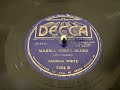 Georgia White - Marble Stone Blues (1937)