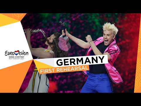 Jendrik - I Don't Feel Hate - First Rehearsal - Germany 🇩🇪 - Eurovision 2021