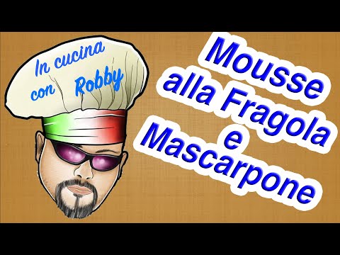 MOUSSE ALLA FRAGOLA E MASCARPONE - dolce fatto in casa