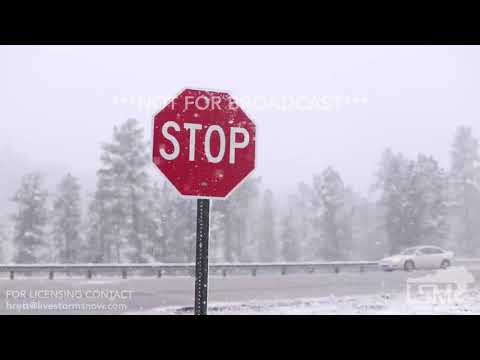 10-08-2017 Hill City, South Dakota - Snow and Fall Colors