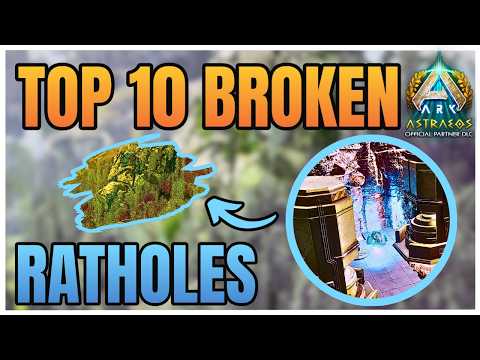 Never Get WIPED Again With These 10 Ratholes On Astraeos | Ark Survival Ascended