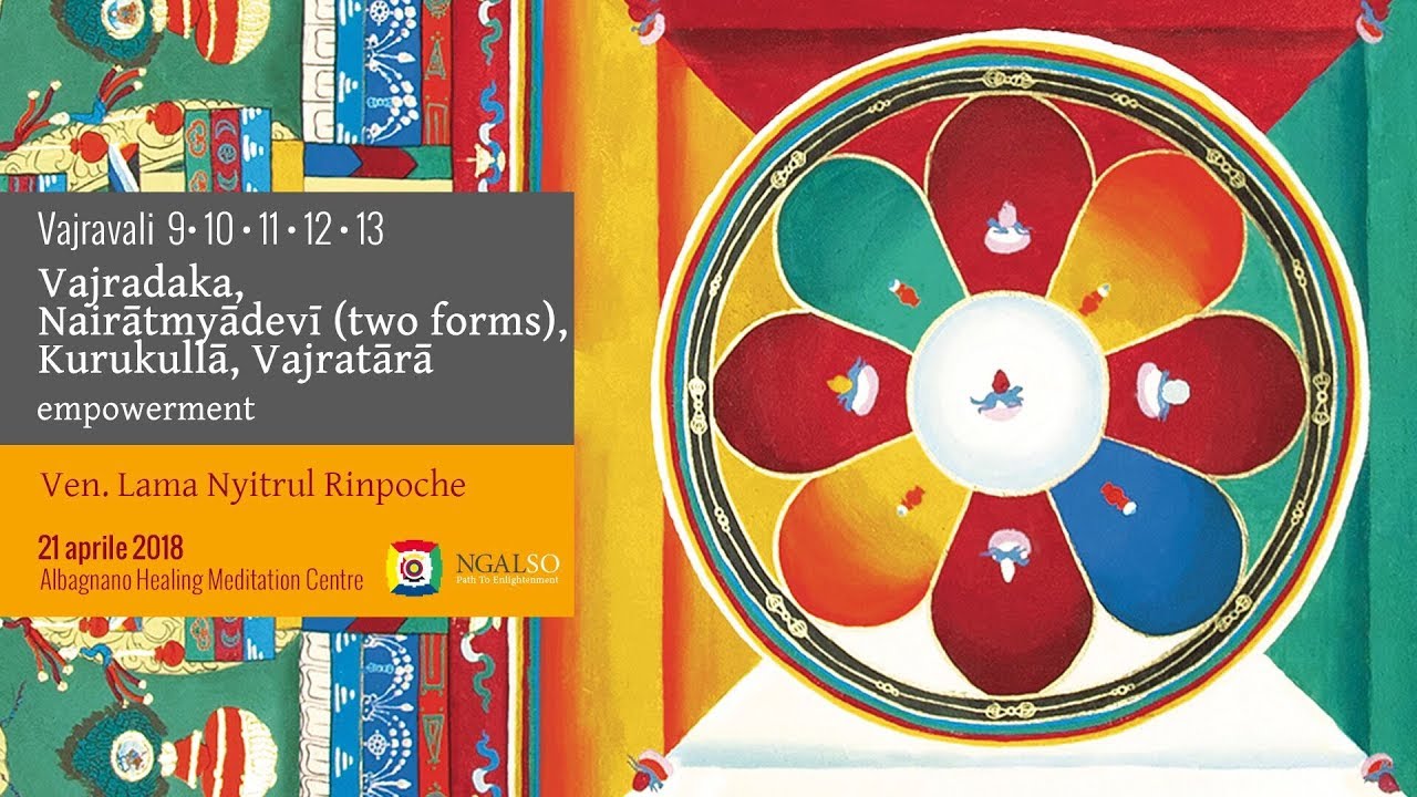 Vajravali 9-10-11-12-13 - Iniziazione di Vajradaka, Nairātmyādevī, Kurukullā, Vajratārā 