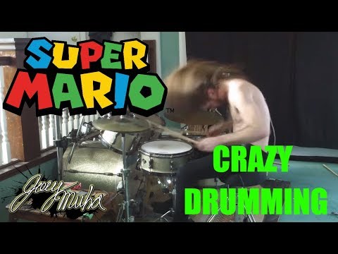 Super Mario Bros Theme w/ Metal Drumming! - JOEY MUHA