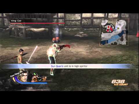 Gan Ning Legendary Battle 2 Hard Wu Conquest Gameplay Video Dynasty Warriors 7 PS3