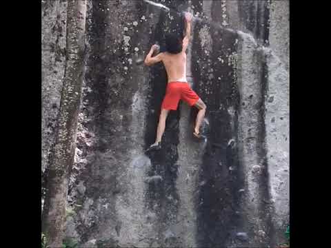 Val daone boulder - sector curva - In visita 7a+