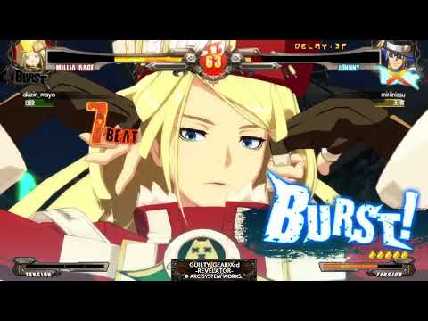 ♯375【PS4】GGXrd Rev2 Johnny lobby match【ジョニー】