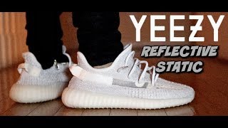 (WORTH THE RESALE ??)  YEEZY &quot;REFLECTIVE STATICS&quot; V2 REVIEW &amp; ON FEET