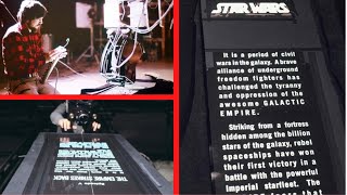 Making The Star Wars Opening Crawl In The 70’s &amp; 80’s Was HARD