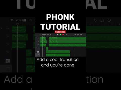 DRIFT PHONK BEAT TUTORIAL (GarageBand) #garageband #shorts #drift #phonk #typebeat