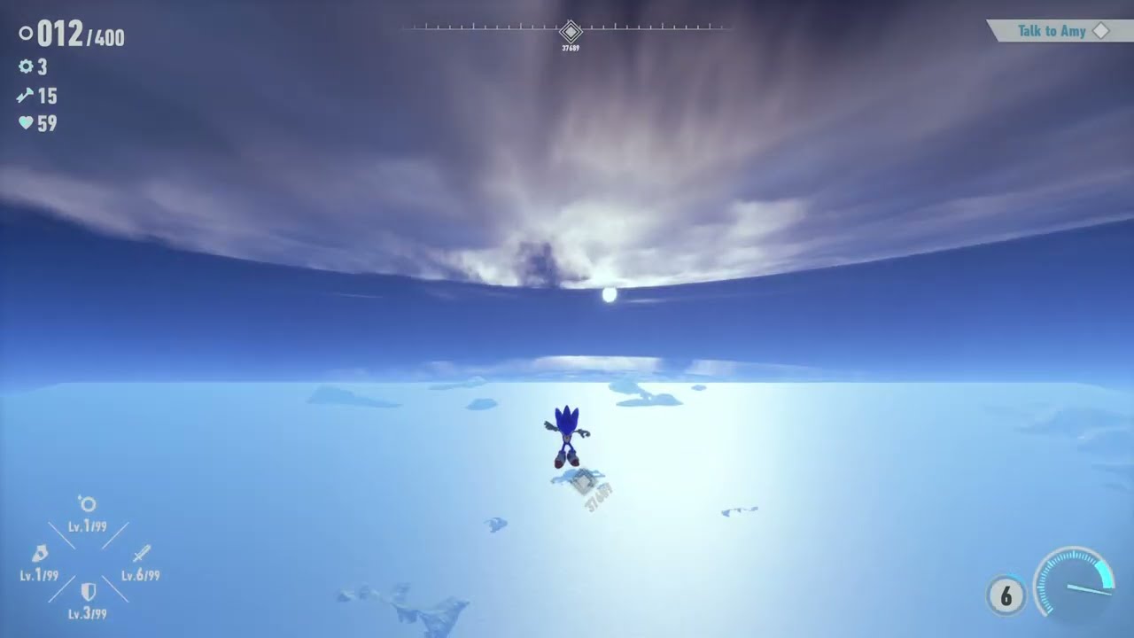 Sonic Ascension on Kronos Island Glitch Sonic Frontiers