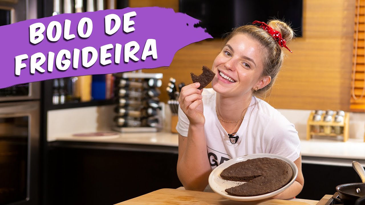 BOLO DE FRIGIDEIRA SEM GLÚTEN SAUDÁVEL | LANCHE RÁPIDO