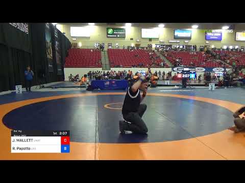 2018 Marine Corps US Open/Masters D Freestyle 62 3rd Place - JEFFREY MALLETT (Unat) Vs. Roger Papo
