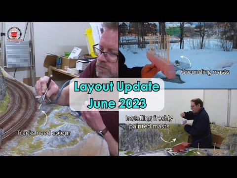 We need to start with ballasting the tracks