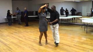 Bernard Jackson and Kenya Bell DFW Swingout Class Demo 03/18/2015