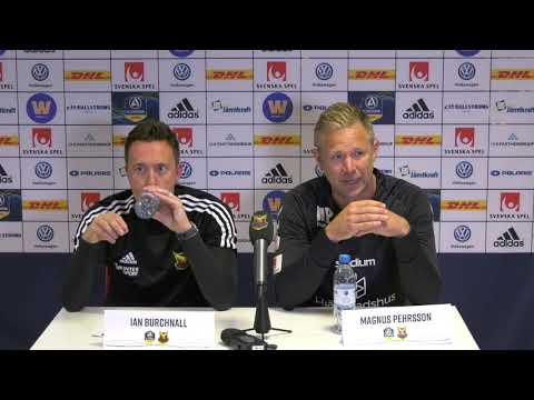 Presskonferensen efter Östersunds FK v Kalmar FF