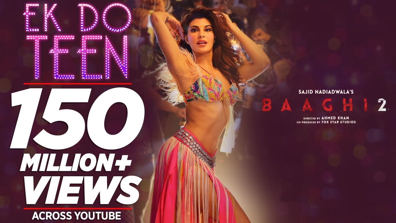Ek Do Teen Lyrics | Baaghi 2 | Disha Patani, Tiger Shroff | Parry G, Shreya Ghoshal | Sandeep Shirodkar