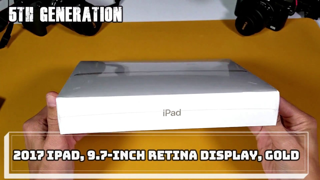 Apple iPad 9.7" Retina Display "5th Generation" Unboxing