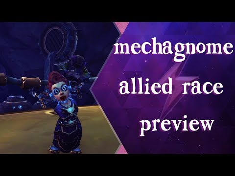 WoW Patch 8.3 - Mechagnome Allied Race Preview!