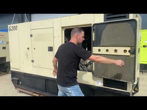 Doosan G200 John Deere Lerroy Somer 200 kVA Supersilent generatorset stocknr 4917