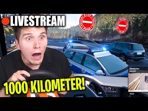 LIVESTREAM 🔴1000 Kilometer CHALLENGE quer durch Deutschland
