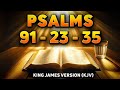 Three Most Powerful Prayers In The Bible Psalm 91 Psalm 23 Psalm 35