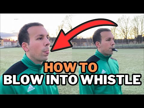 How to Blow into a Whistle Correctly - Sharp and Consistent Sound