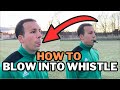 How to blow a whistle correctly - Sharp and consistent sound