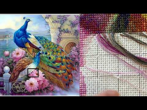 Cross Stitch: Stitch With Me #365 (with talking)