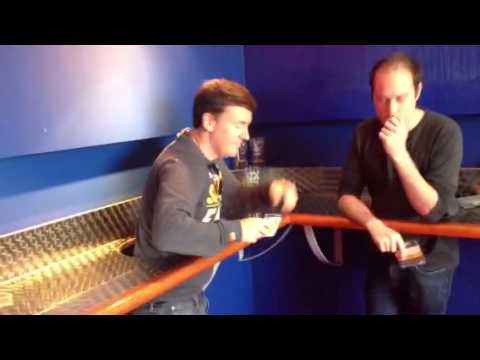 Ping pong in the red and blue bar