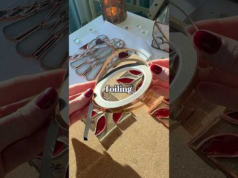 The Secret of Tiffany Stained Glass ✨ How I Copper Foil Stained Glass