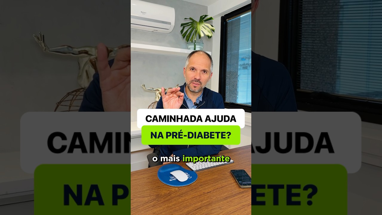 Será que a caminhada serve para quem tem pré diabetes?🚶‍➡️🚨 #medicodoesporte #prediabetes