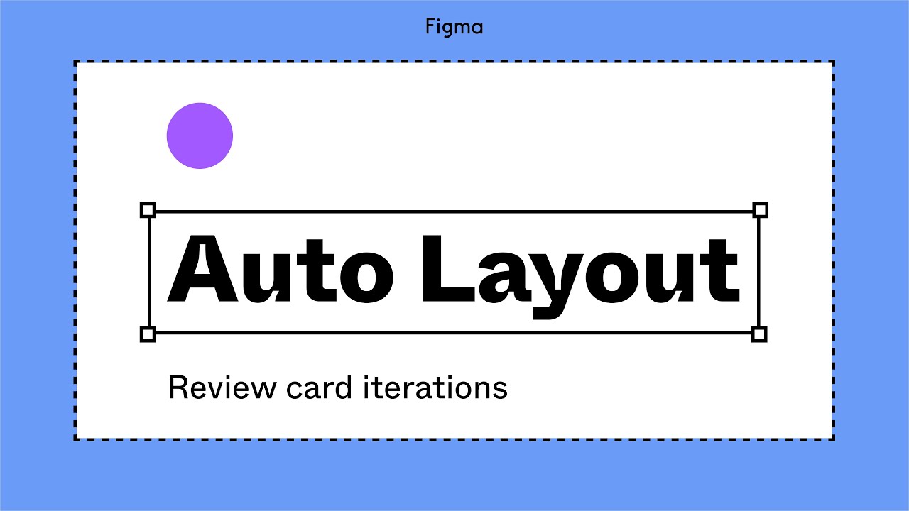 Figma tutorial: Auto layout review card iterations