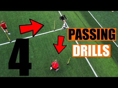 4 PASSING & 1ST TOUCH COMBINATION DRILLS⚽️ | GROUP SOCCER IDEAS | Joner Football