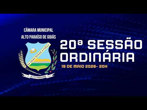 20ª Sessão Ordinária de 2026