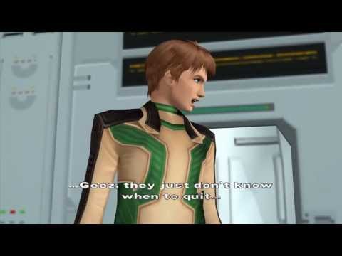 Xenosaga Episode I HD Cutscene 014 - Good Luck, Allen! - JAPANESE