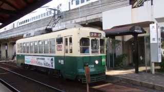 preview picture of video '長崎電気軌道300形 大橋電停発着 Nagasaki 300 series tramcar'