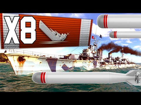 Shimakaze taking OUT most of the Enmey Team