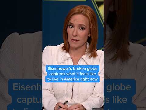 Eisenhower’s broken globe captures what it feels like to live in America right now